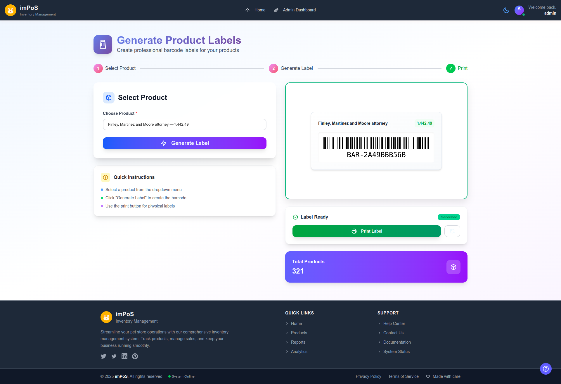 imPoS Inventory Management System